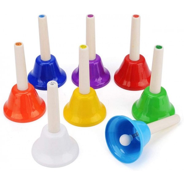 ミュージックベル キッズ 打楽器 8色...